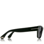 Tom Ford Men Sqaure Frame Black Horn Sunglasses