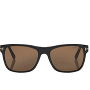 Tom Ford Women Square Frame Coil Black Sunglasses