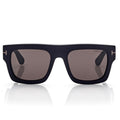 Tom Ford Men Square Frame Matte Black Sunglasses