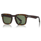 Tom Ford Men Cat Eye Frame Brown Sunglasses