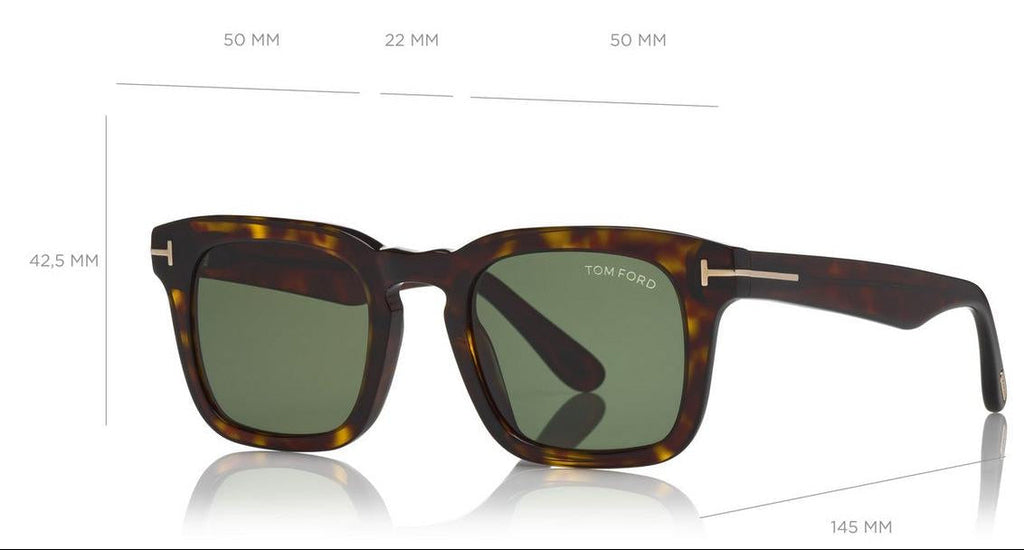 Tom Ford Men Cat Eye Frame Brown Sunglasses