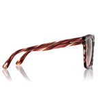Tom Ford Women Square Frame Brown Sunglasses
