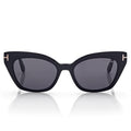 Tom Ford Women Cat-Eye Frame Black Sunglasses