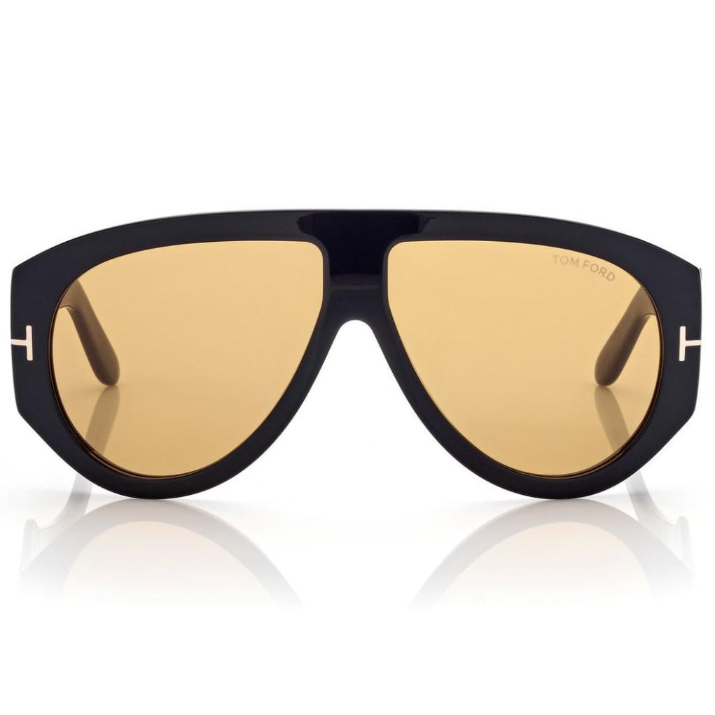 Tom Ford Women Pilot Frame Black Sunglasses