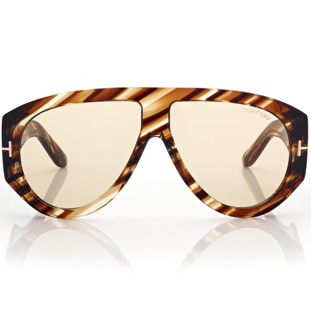 Tom Ford Women Pilot Frame Havana Sunglasses