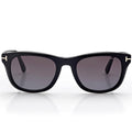 Tom Ford Women Round Sqaure Frame Shiny Dusty Black Sunglasses