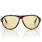 Tom Ford Women Pilot Frame Dark Havana Brown Sunglasses