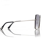 Tom Ford Women Butterfly  Frame Silver Sunglasses