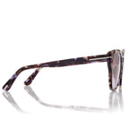 Tom Ford Women Cat Eye Frame Havana Sunglasses