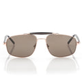 Tom Ford Men Pilot Frame Shiny Rose Gold Sunglasses
