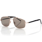 Tom Ford Men Pilot Frame Shiny Rose Gold Sunglasses
