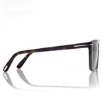 Tom Ford Women Rectangular Frame Coloured Havana Sunglasses