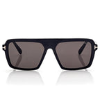 Tom Ford Men Pilot Frame Natural Black Sunglasses