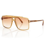 Tom Ford Men Navigator Frame Shiny Yellow Sunglasses