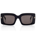 Tom Ford Women Square Frame Storm Black Sunglasses