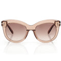 Tom Ford Women Cat-Eye Frame Light Brown Sunglasses