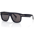 Tom Ford Men Geometric Frame Carban Black Sunglasses