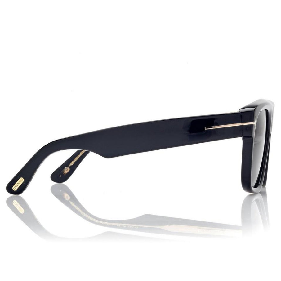 Tom Ford Men Geometric Frame Carban Black Sunglasses