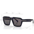 Tom Ford Men Seductive Frame Black Sunglasses