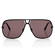 Tom Ford Men Pilot Frame Shiny Ink Black Stavross Sunglasses