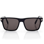 Tom Ford Women Rectangle Frame Black Sunglasses