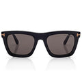 Tom Ford Men Square Frame Smoke Black Sunglasses