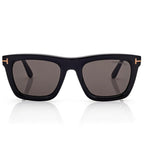 Tom Ford Men Square Frame Smoke Black Sunglasses