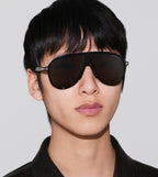 Tom Ford Men Mask Frame Shiny Matte Black Sunglasses