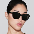Tom Ford Women Cat Eye Frame Black Sunglasses