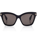 Tom Ford Women Butterfly  Frame Lava Black Sunglasses