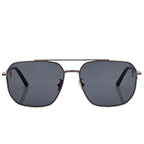 Tom Ford Men Navigator Frame Shiny Gunmetal Sunglasses