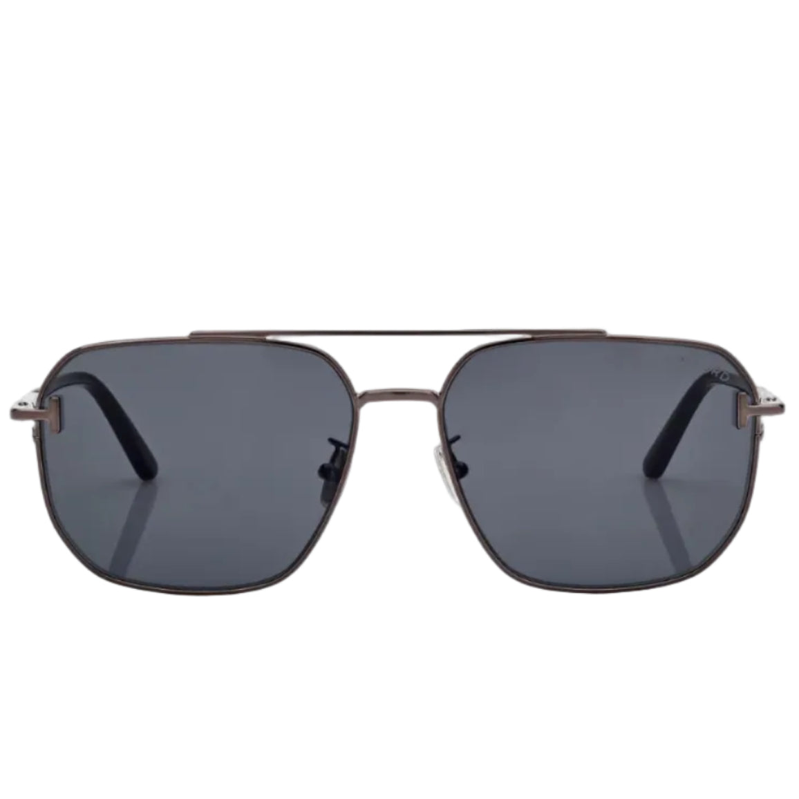 Tom Ford Women Navigator Frame Shiny Gunmetal Sunglasses
