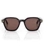 Tom Ford Men Geometric Frame Black Horn Sunglasses