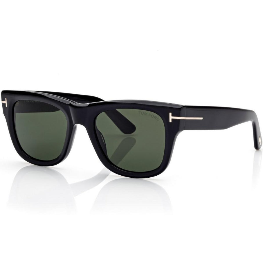 Tom Ford Men Sqaure Frame Dark Black Sunglasses