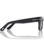 Tom Ford Men Sqaure Frame Dark Black Sunglasses