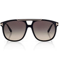 Tom Ford Women Pilot Frame Black Sunglasses