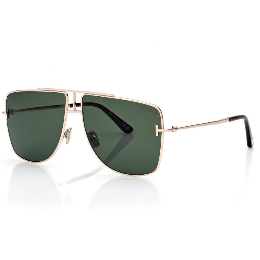 Tom Ford Men Navigator Frame Rose Gold Sunglasses