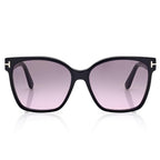 Tom Ford Women Butterfly Frame Volcanic Black Sunglasses