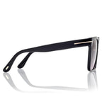 Tom Ford Women Butterfly Frame Volcanic Black Sunglasses