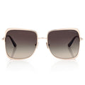 Tom Ford Women Square Frame Rode Gold Sunglasses