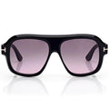 Tom Ford Women pilot Frame Coil Black Sunglasses