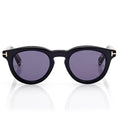 Tom Ford Men Pantos Round Frame Black Sunglasses