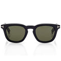 Tom Ford Men Round Sqaure Shiny Natural Black Sunglasse