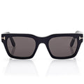 Tom Ford Men Round Sqaure Frame Shiny Deep Black Sunglasse