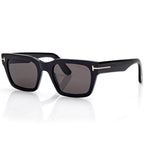 Tom Ford Men Round Sqaure Frame Shiny Deep Black Sunglasse