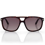 Tom Ford Women Pilot Frame Mocha Brown Sunglasses