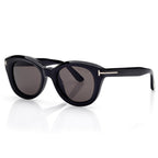 Tom Ford Women Cat Eye Frame Pitch Black Sunglasses