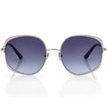 Tom Ford Women Round Frame Silver Sunglasses