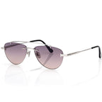 Tom Ford Men Frameless Frame Shiny Palladium Sunglasses