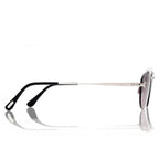 Tom Ford Women Navigator Frame Silver Sunglasses